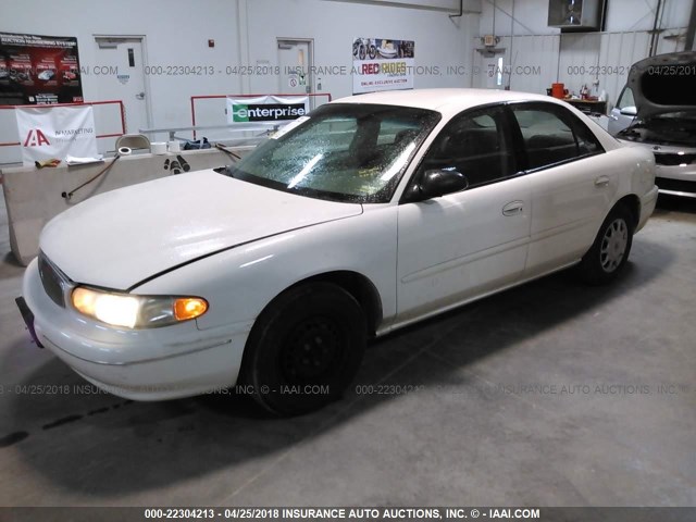 2G4WS52J931111366 - 2003 BUICK CENTURY CUSTOM WHITE photo 2