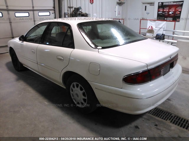 2G4WS52J931111366 - 2003 BUICK CENTURY CUSTOM WHITE photo 3