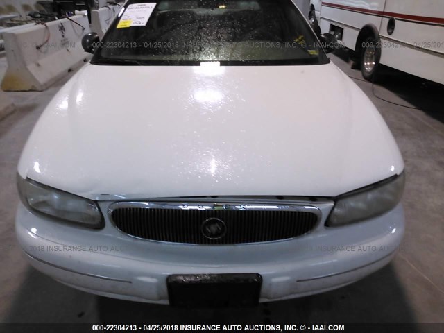 2G4WS52J931111366 - 2003 BUICK CENTURY CUSTOM WHITE photo 6