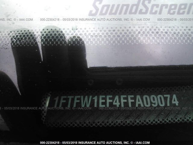 1FTFW1EF4FFA09074 - 2015 FORD F150 SUPERCREW SILVER photo 9