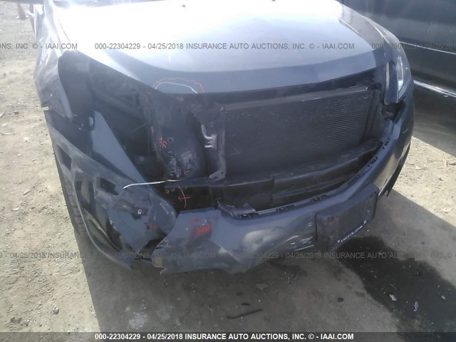 1GNKVFEDXEJ275408 - 2014 CHEVROLET TRAVERSE LS GRAY photo 6