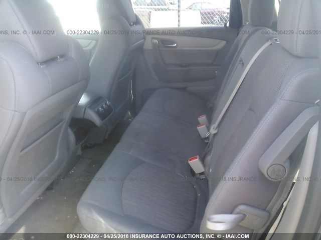 1GNKVFEDXEJ275408 - 2014 CHEVROLET TRAVERSE LS GRAY photo 8