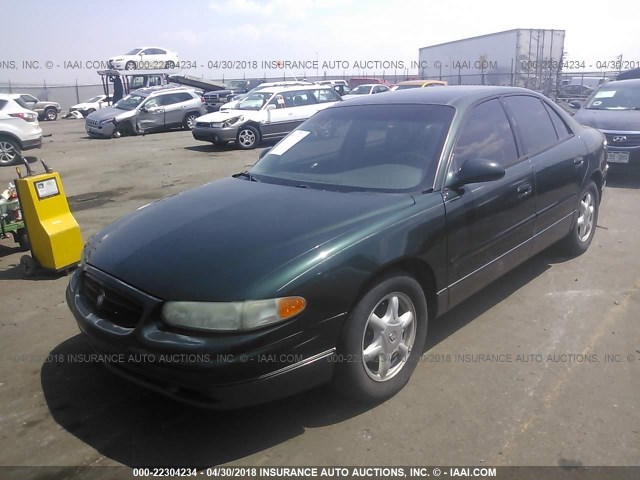 2G4WF521831285479 - 2003 BUICK REGAL GS GREEN photo 2