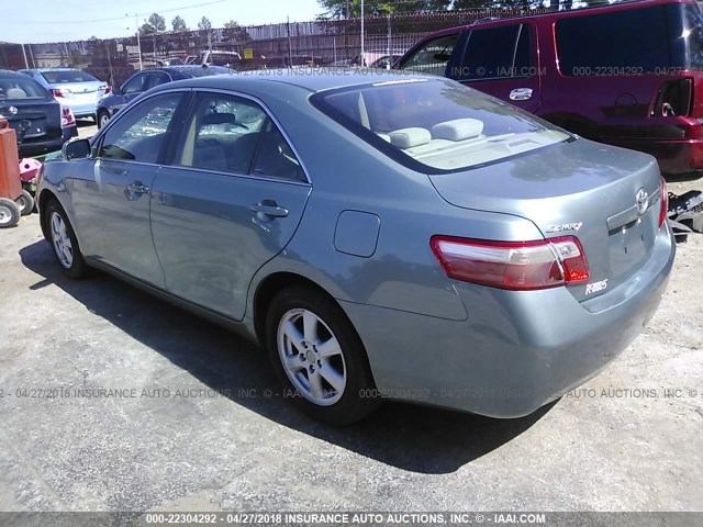 4T1BE46KX8U763248 - 2008 TOYOTA CAMRY CE/LE/XLE/SE GREEN photo 3
