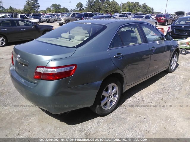 4T1BE46KX8U763248 - 2008 TOYOTA CAMRY CE/LE/XLE/SE GREEN photo 4
