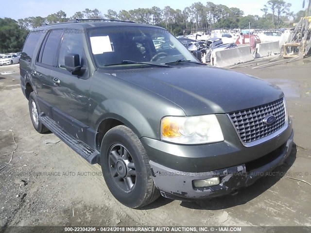 1FMPU16L53LC13115 - 2003 FORD EXPEDITION XLT GREEN photo 1