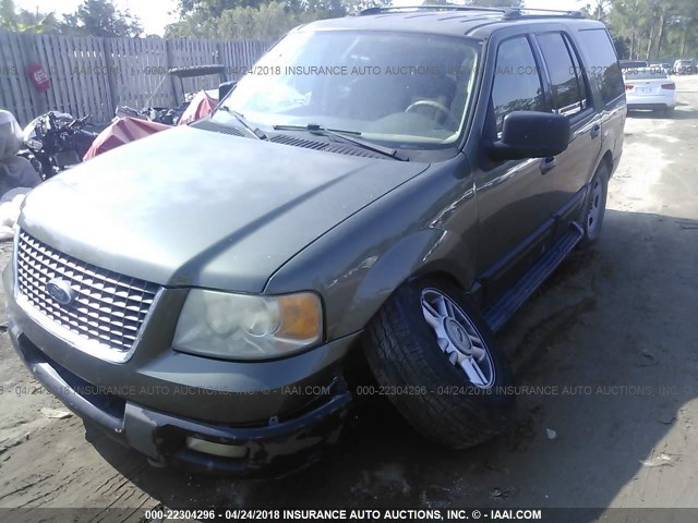 1FMPU16L53LC13115 - 2003 FORD EXPEDITION XLT GREEN photo 2