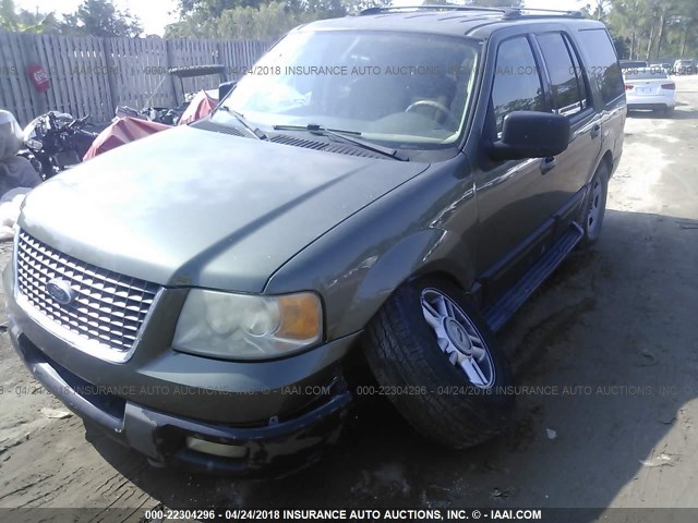 1FMPU16L53LC13115 - 2003 FORD EXPEDITION XLT მწვანე ფოტო 2