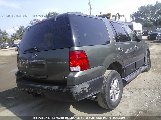 1FMPU16L53LC13115 - 2003 FORD EXPEDITION XLT GREEN photo 4