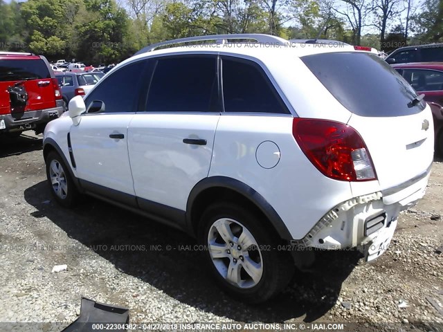 3GNAL1EK1DS620762 - 2013 CHEVROLET CAPTIVA LS WHITE photo 3