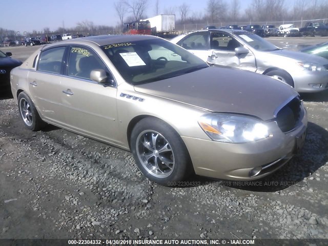 1G4HE57Y56U149305 - 2006 BUICK LUCERNE CXS GOLD photo 1