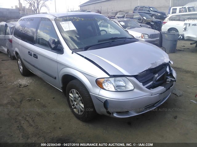 1D4GP24R97B255231 - 2007 DODGE GRAND CARAVAN SE SILVER photo 1