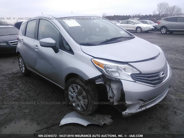 3N1CE2CP5FL419950 - 2015 NISSAN VERSA NOTE S/S PLUS/SV/SL/SR SILVER photo 1