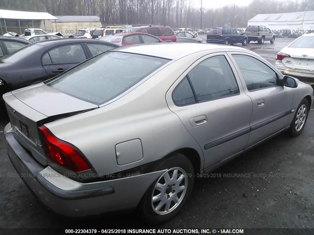 YV1RS61R812071187 - 2001 VOLVO S60 GOLD photo 4