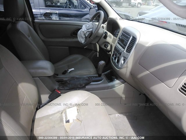 1FMCU94156KA84317 - 2006 FORD ESCAPE LIMITED Light Blue photo 5