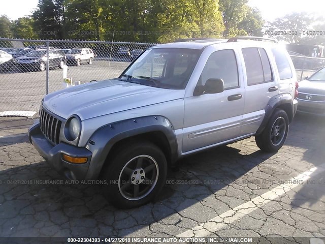1J4GL48K83W693480 - 2003 JEEP LIBERTY SPORT/FREEDOM ვერცხლისფერი ფოტო 2