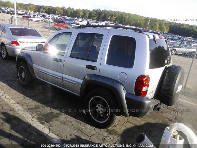 1J4GL48K83W693480 - 2003 JEEP LIBERTY SPORT/FREEDOM SILVER photo 3