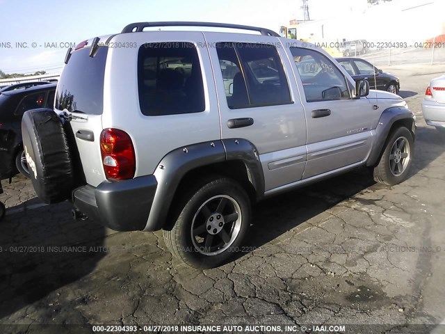1J4GL48K83W693480 - 2003 JEEP LIBERTY SPORT/FREEDOM ვერცხლისფერი ფოტო 4