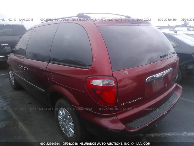 1A4GP45R26B627041 - 2006 CHRYSLER TOWN & COUNTRY  RED photo 3