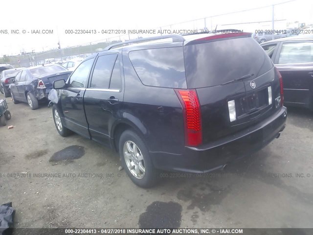 1GYEE637770191455 - 2007 CADILLAC SRX BLACK photo 3