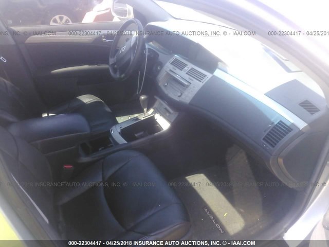 4T1BK36B77U186292 - 2007 TOYOTA AVALON XL/XLS/TOURING/LIMITED 银色 照片 5