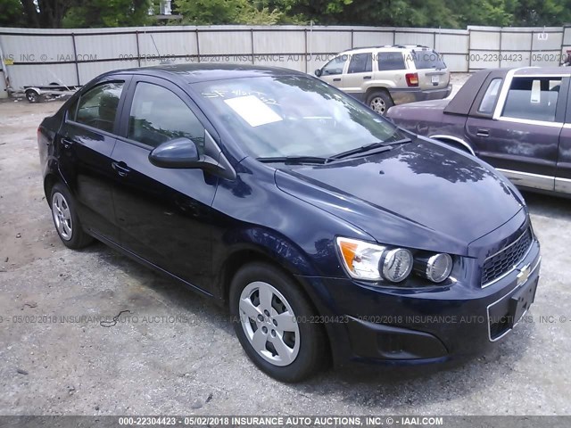 1G1JA5SH8F4152006 - 2015 CHEVROLET SONIC LS 蓝色 照片 1