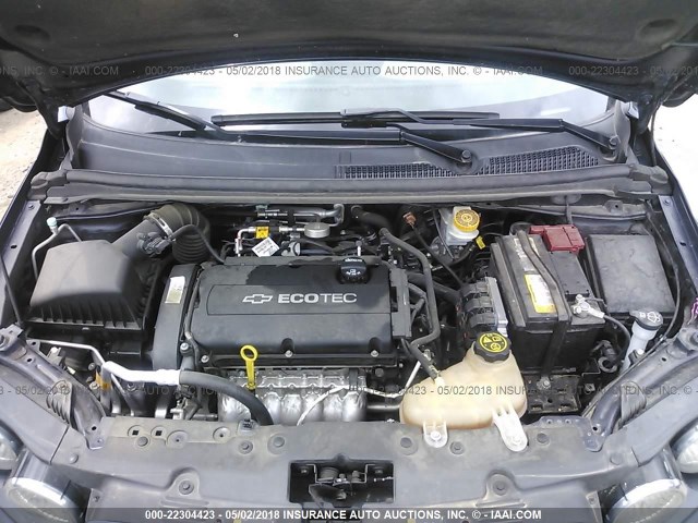 1G1JA5SH8F4152006 - 2015 CHEVROLET SONIC LS 蓝色 照片 10