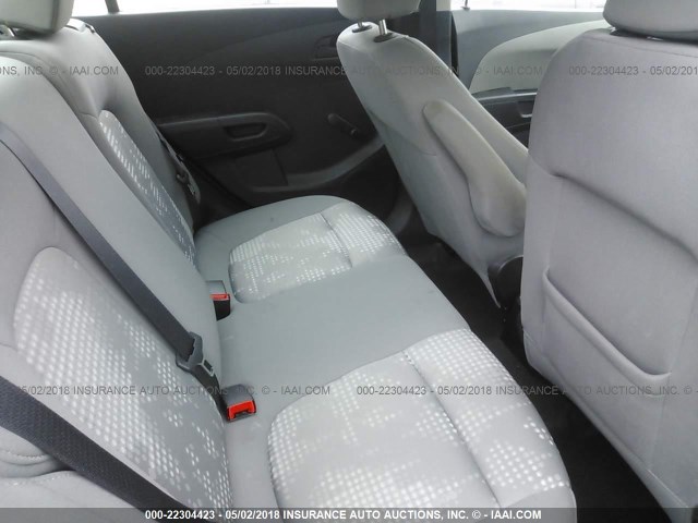 1G1JA5SH8F4152006 - 2015 CHEVROLET SONIC LS 蓝色 照片 8