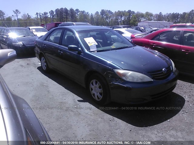 4T1BE32K73U210601 - 2003 TOYOTA CAMRY LE/XLE/SE GREEN photo 1