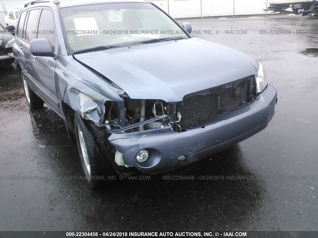 JTEDP21A260120693 - 2006 TOYOTA HIGHLANDER LIMITED BLUE photo 6