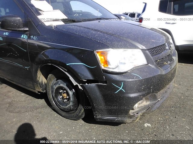 2C4RDGEG6CR272606 - 2012 DODGE GRAND CARAVAN R/T GRAY photo 6