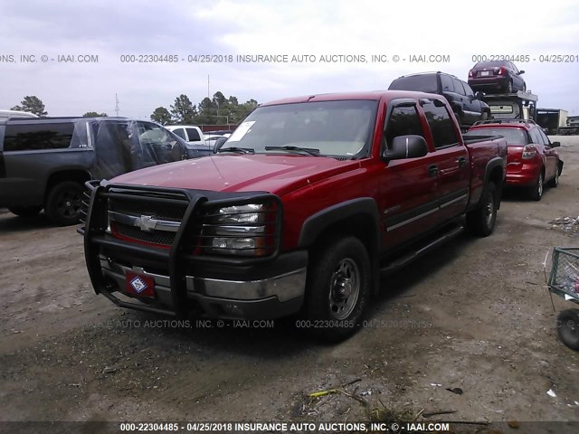 1GCGK13U43F199536 - 2003 CHEVROLET SILVERADO K1500 HEAVY DUTY RED photo 2