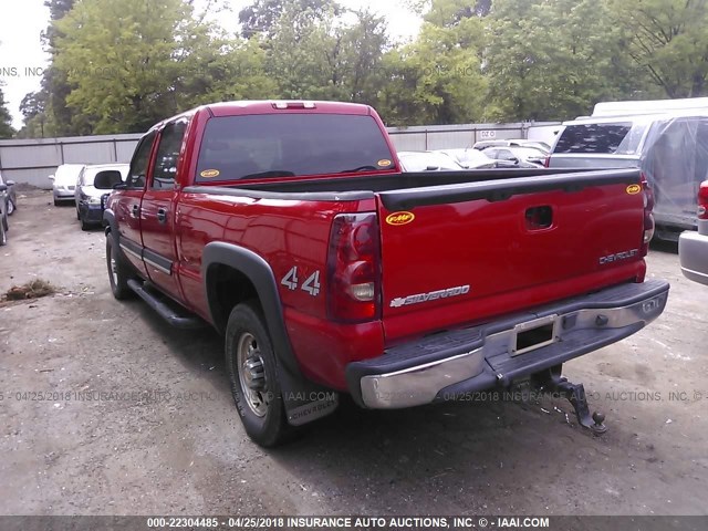 1GCGK13U43F199536 - 2003 CHEVROLET SILVERADO K1500 HEAVY DUTY RED photo 3