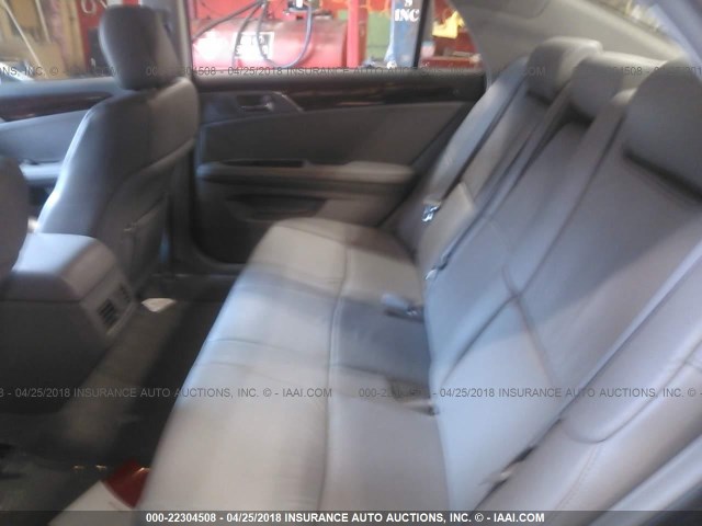 4T1BK3DB9AU366240 - 2010 TOYOTA AVALON XL/XLS/LIMITED GRAY photo 8