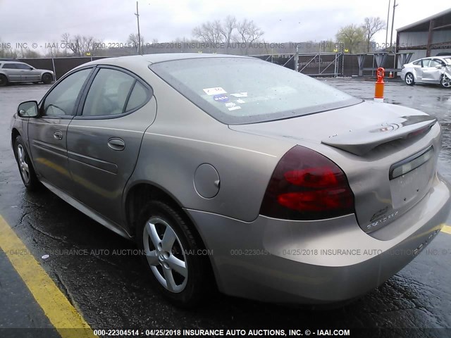 2G2WP552071190110 - 2007 PONTIAC GRAND PRIX BROWN photo 3