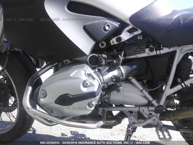 WB10317A67ZR41838 - 2007 BMW R1200 GS SILVER photo 9