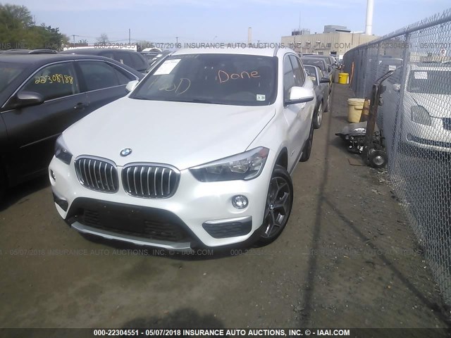 WBXHT3C33J5K28258 - 2018 BMW X1 XDRIVE28I WHITE photo 2