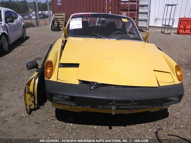 4762901936 - 1976 PORSCHE 914 YELLOW photo 6