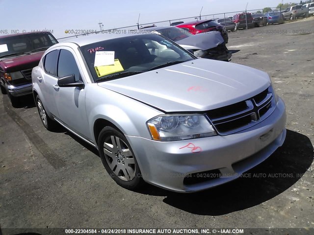 1B3BD4FBXBN509906 - 2011 DODGE AVENGER EXPRESS 银色 照片 1