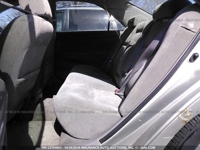 4T1BF32K32U020032 - 2002 TOYOTA CAMRY LE/XLE/SE SILVER photo 8