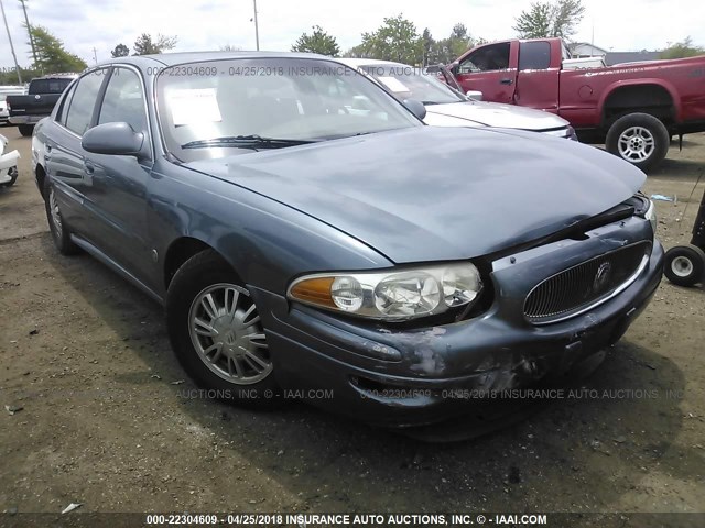 1G4HP54K924187494 - 2002 BUICK LESABRE CUSTOM BLUE photo 1