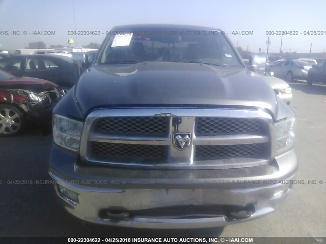 1D3HB13T29S750467 - 2009 DODGE RAM 1500 GRAY photo 6