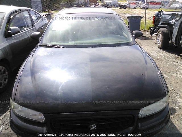 2G4WF551821112183 - 2002 BUICK REGAL GS BLACK photo 6