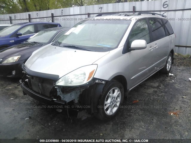 5TDBA22C44S009182 - 2004 TOYOTA SIENNA XLE/XLE LIMITED GRAY photo 2