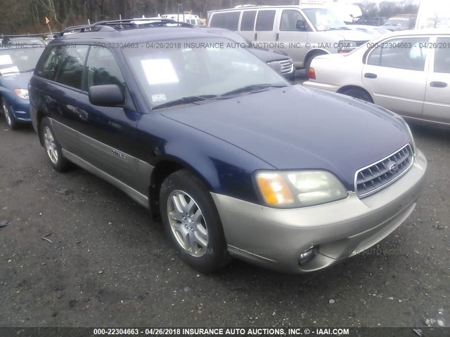 4S3BH675347635202 - 2004 SUBARU LEGACY OUTBACK AWP 蓝色 照片 1