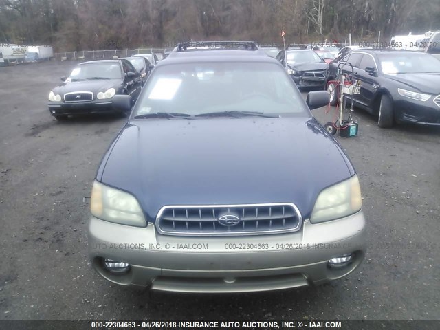 4S3BH675347635202 - 2004 SUBARU LEGACY OUTBACK AWP 蓝色 照片 6
