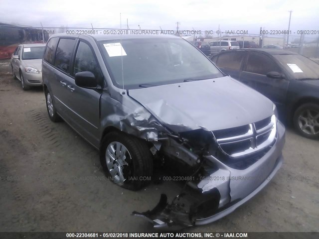 2C4RDGBG2DR810689 - 2013 DODGE GRAND CARAVAN SE GRAY photo 1