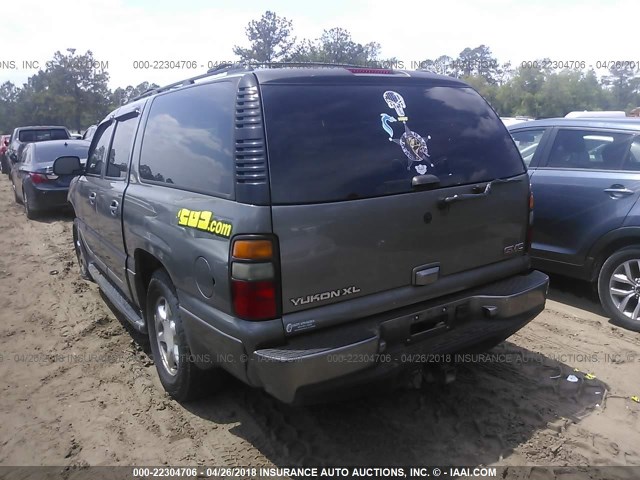 1GKFK66U65J253931 - 2005 GMC YUKON XL DENALI TAN photo 3