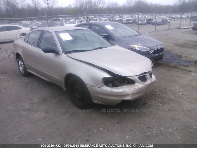 1G2NE52E35M231072 - 2005 PONTIAC GRAND AM SE GOLD photo 1