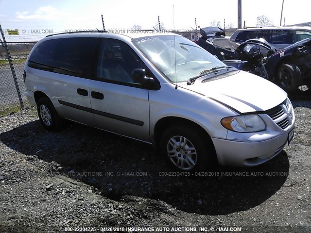 1D4GP24R57B150749 - 2007 DODGE GRAND CARAVAN SE SILVER photo 1